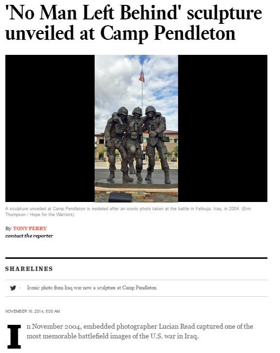 No-Man-Left-Behind-sculpture-unveiled-at-Camp-Pendleton